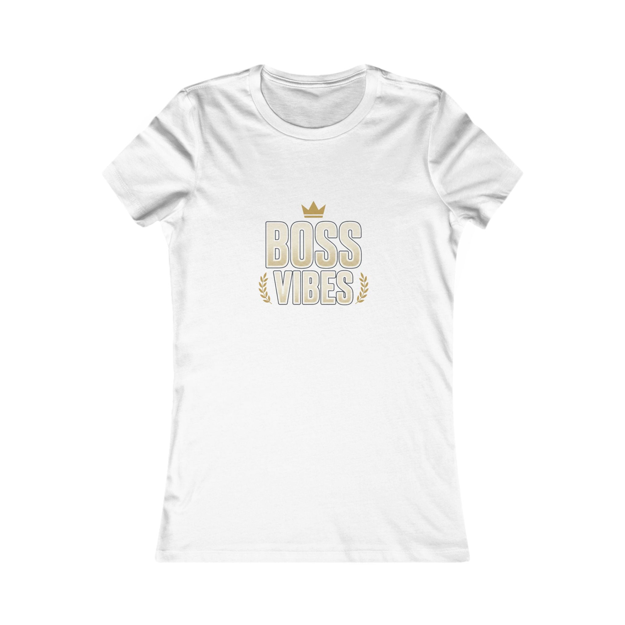 Boss Vibes Women's Tee – Empowering Crown Graphic Shirt