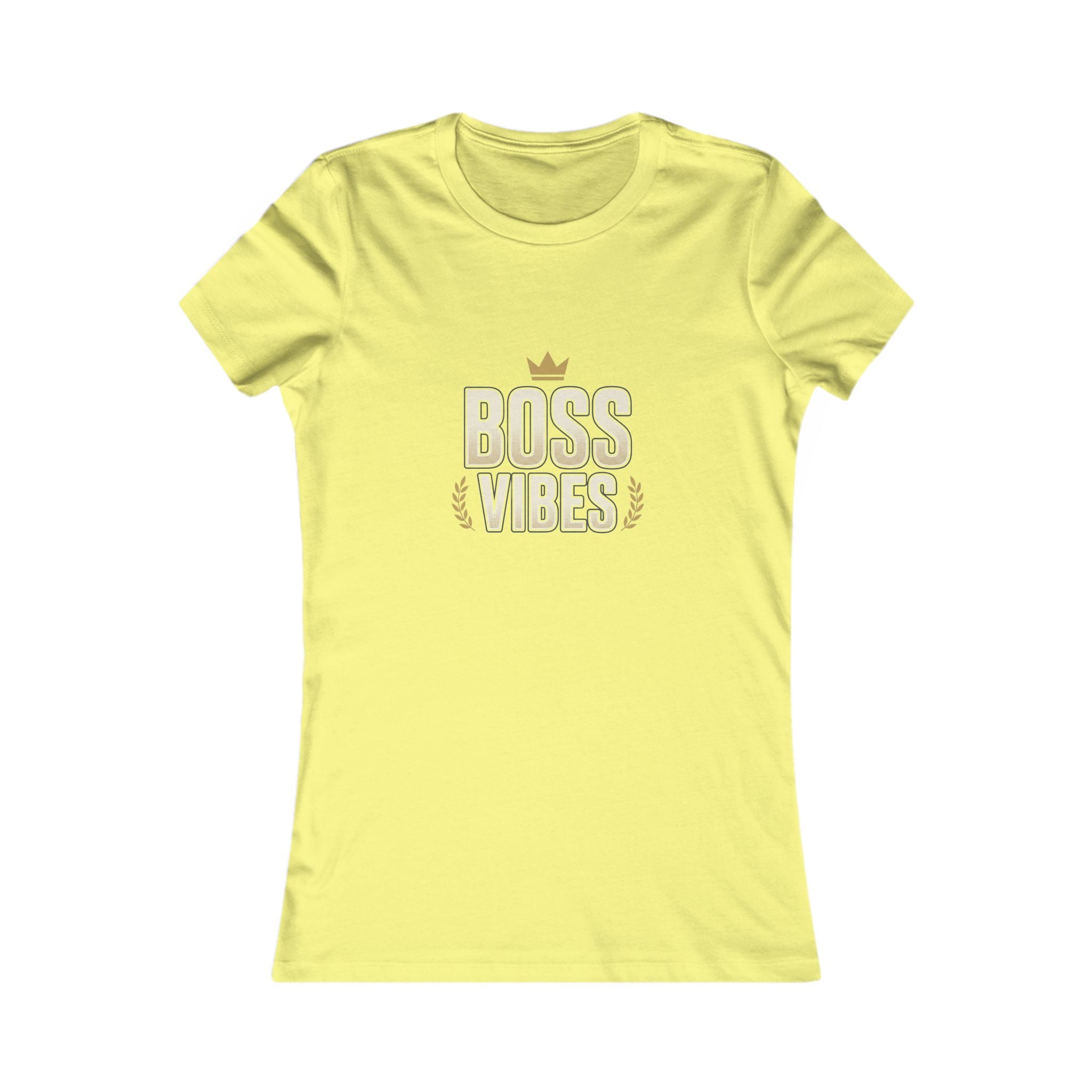 Boss Vibes Women's Tee – Empowering Crown Graphic Shirt