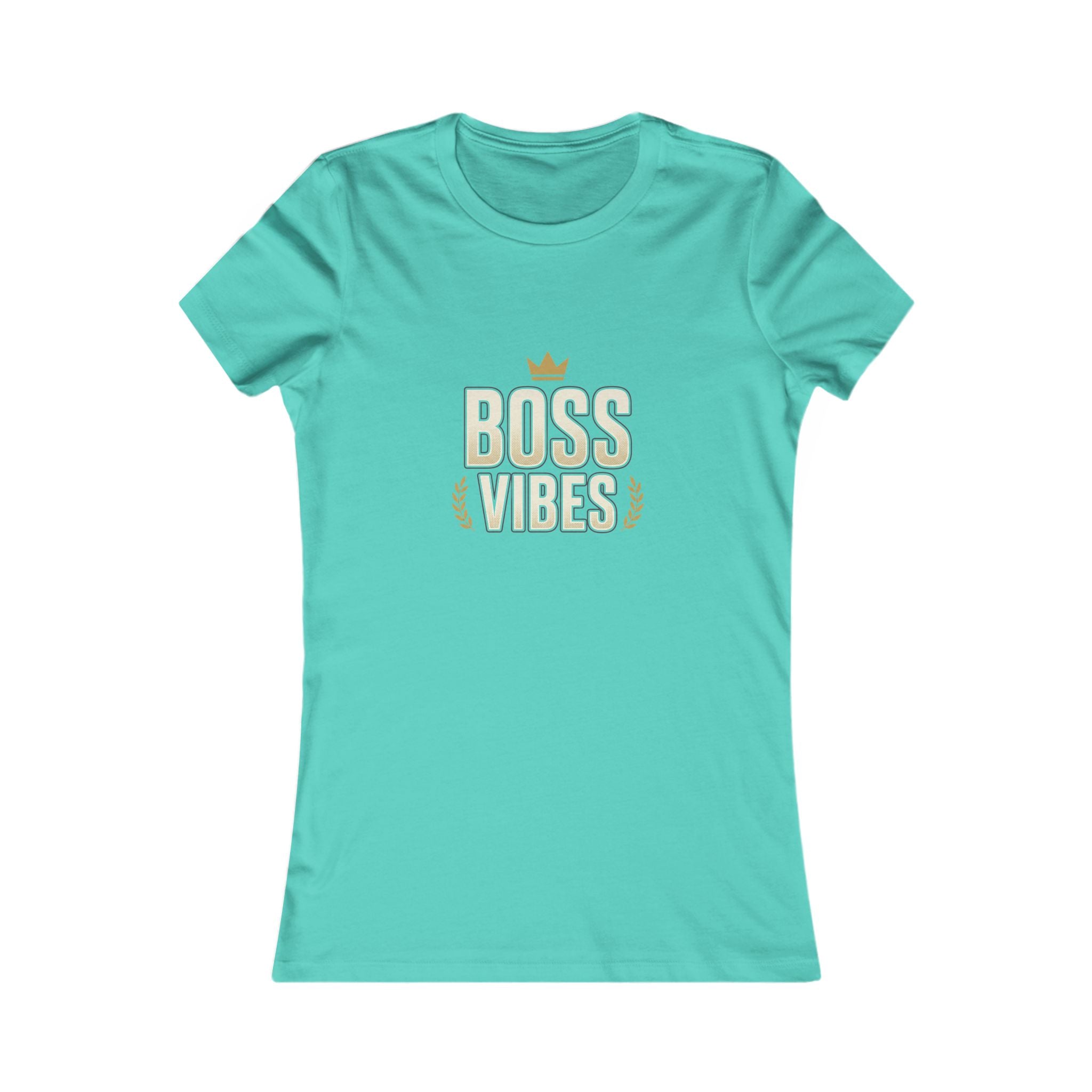 Boss Vibes Women's Tee – Empowering Crown Graphic Shirt