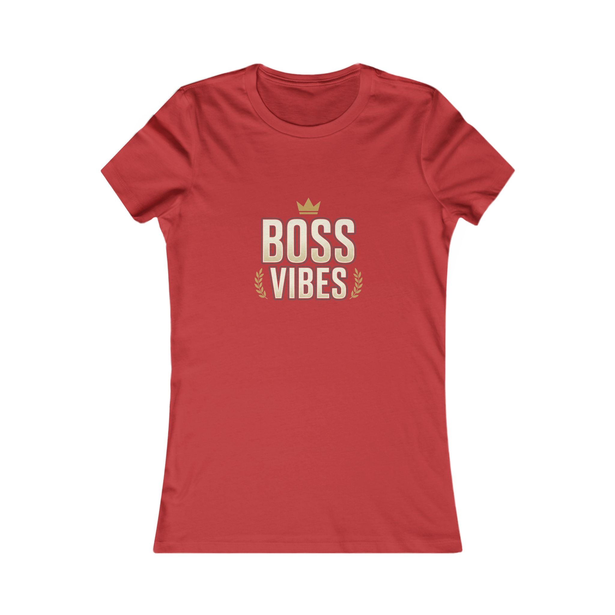 Boss Vibes Women's Tee – Empowering Crown Graphic Shirt