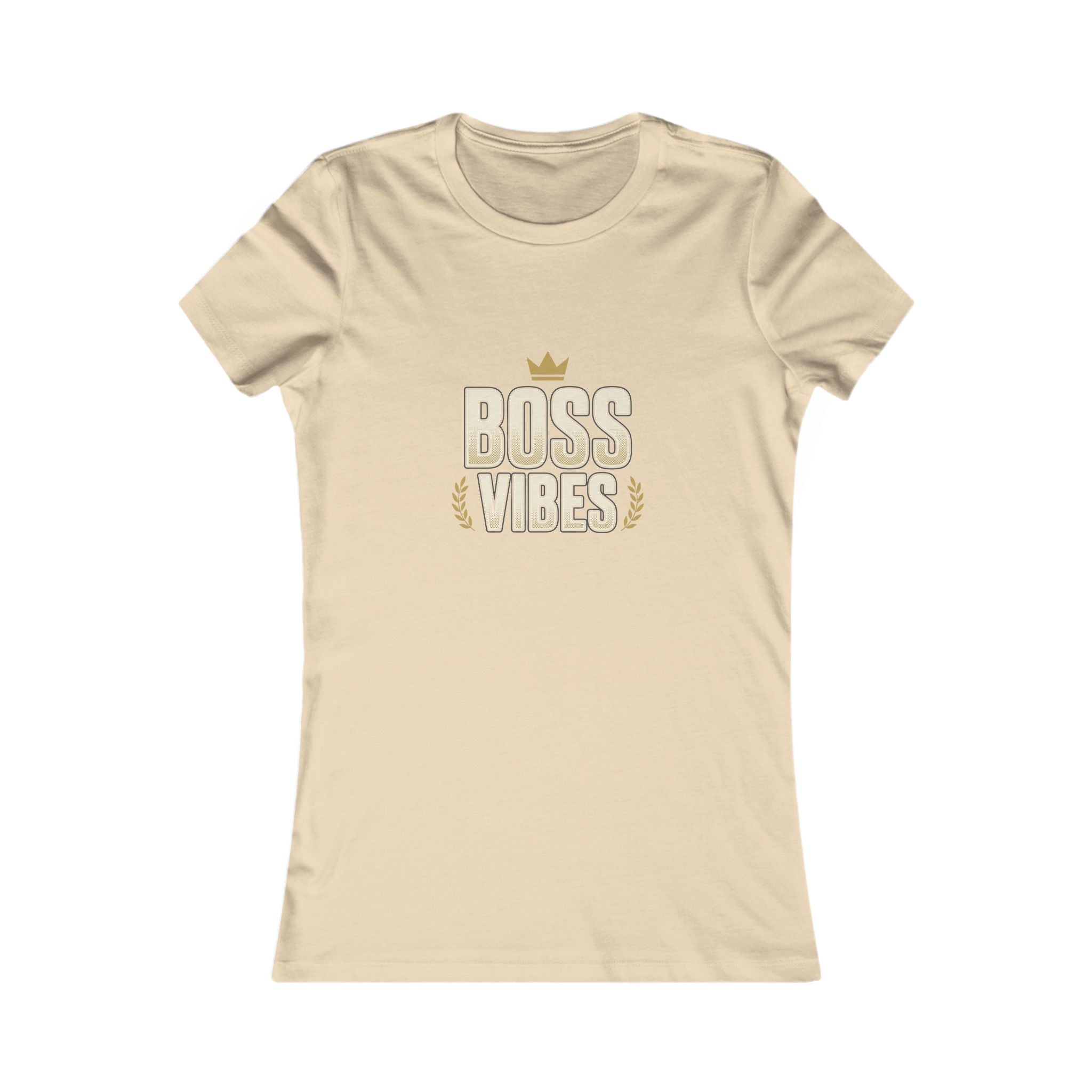 Boss Vibes Women's Tee – Empowering Crown Graphic Shirt