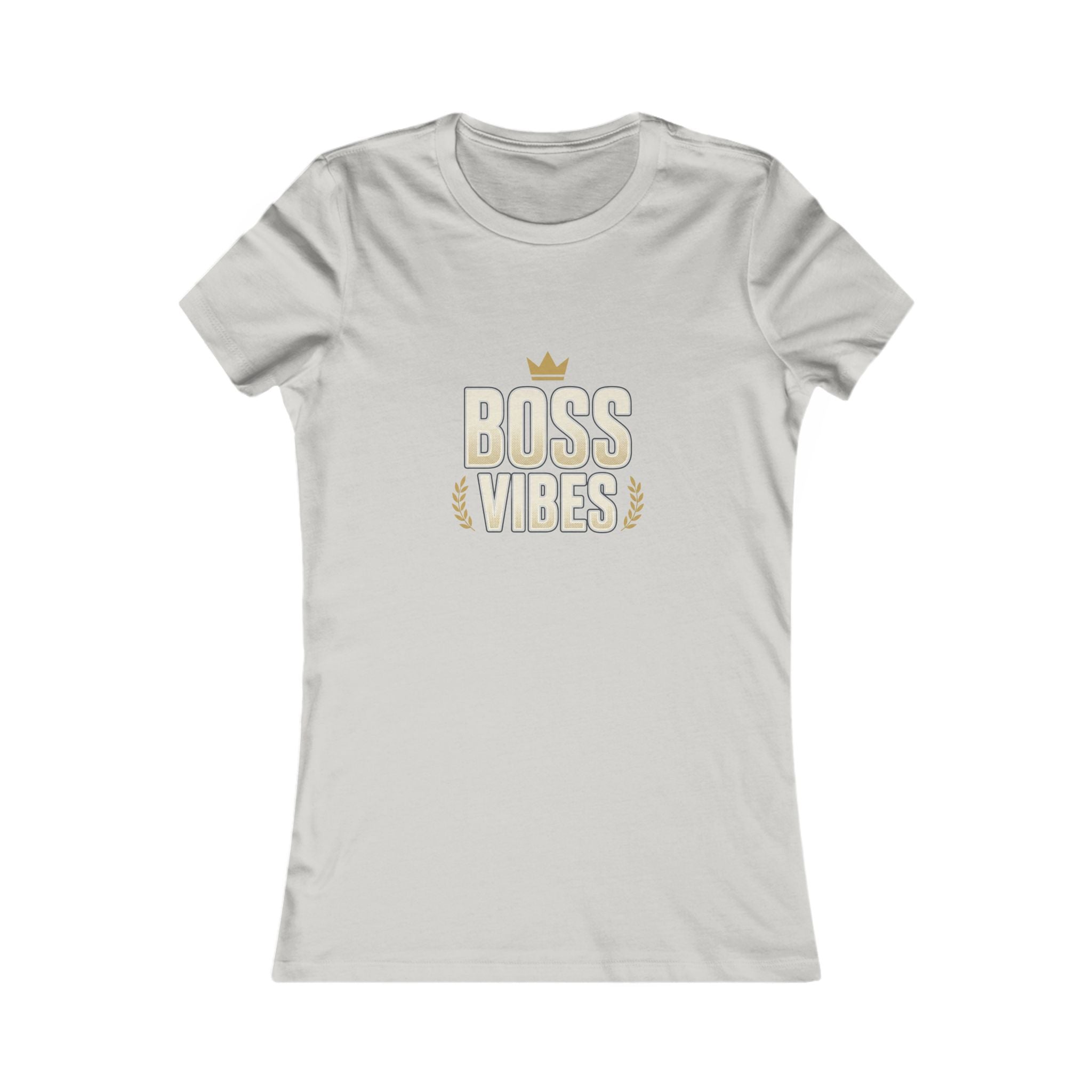Boss Vibes Women's Tee – Empowering Crown Graphic Shirt