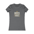 Boss Vibes Women's Tee – Empowering Crown Graphic Shirt