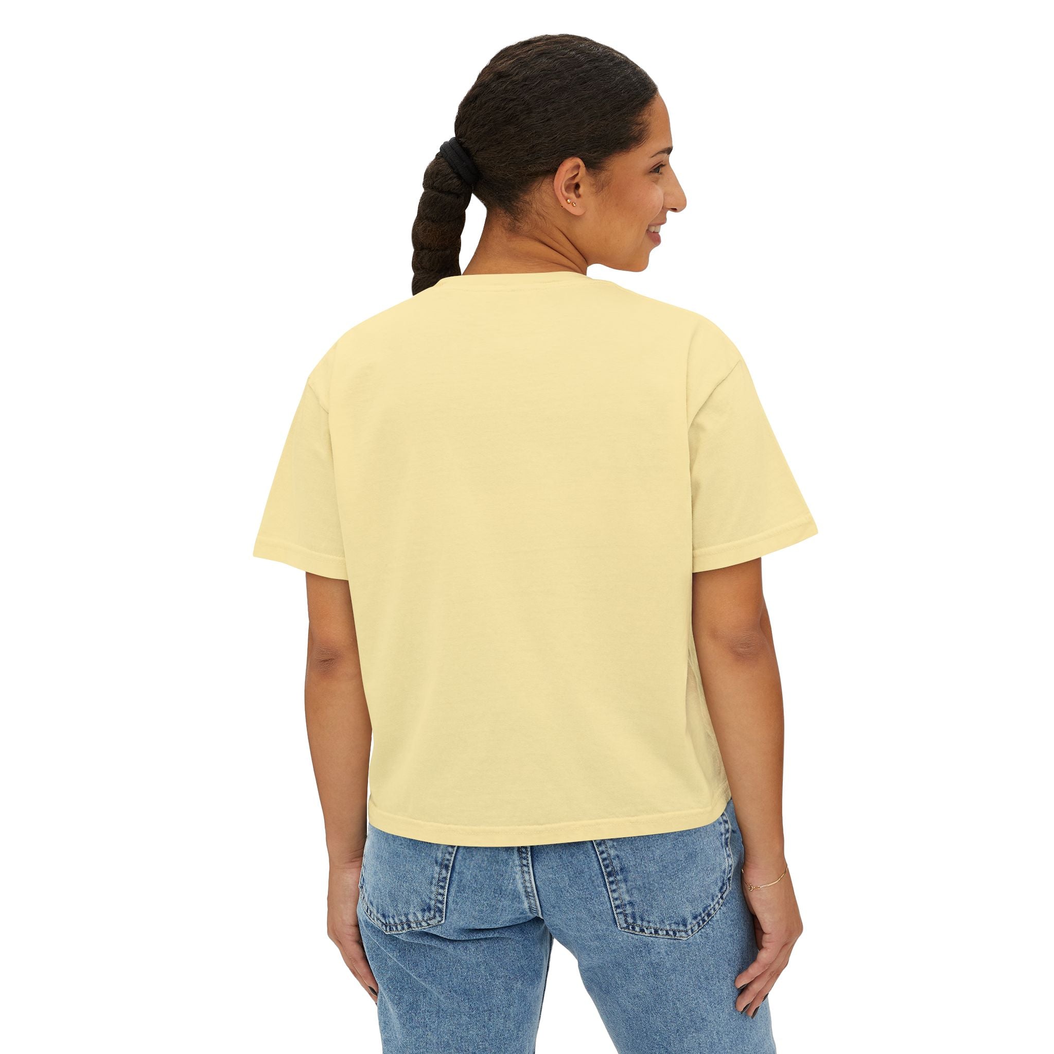Rich Auntie Energy Boxy Tee — Women's Casual Graphic T-Shirt